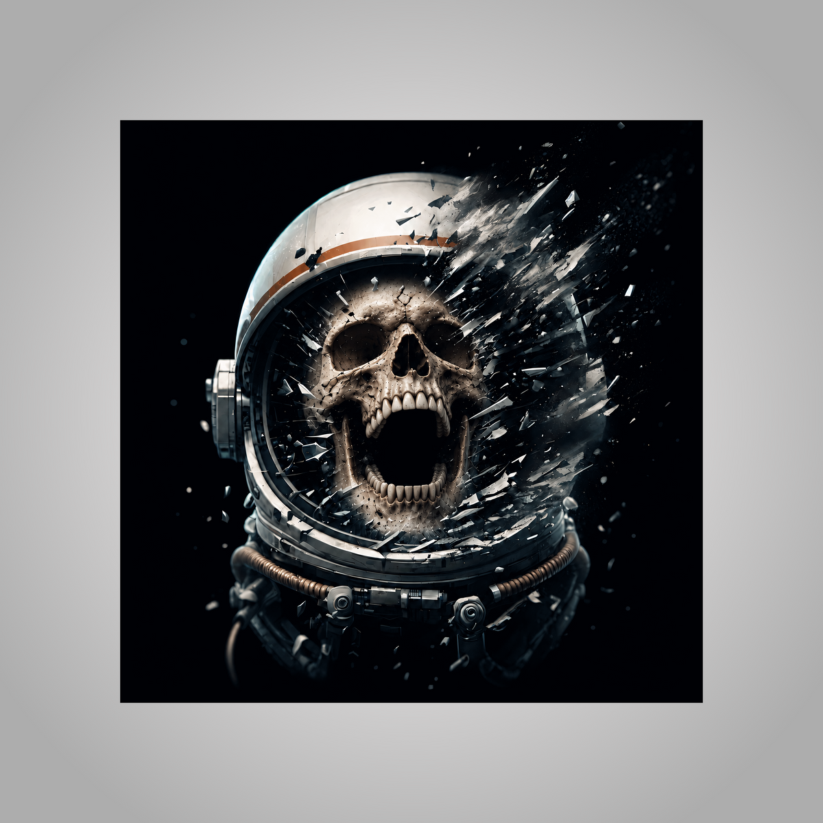 Echoes Of The Void Matte Canvas Print