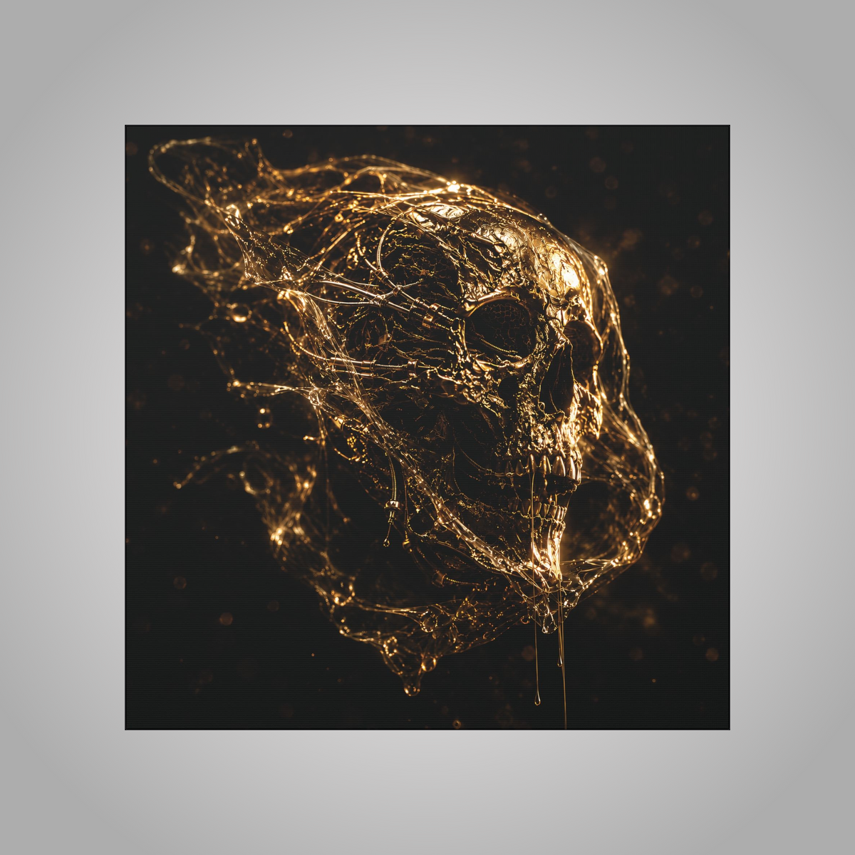Golden Shroud Matte Canvas Print