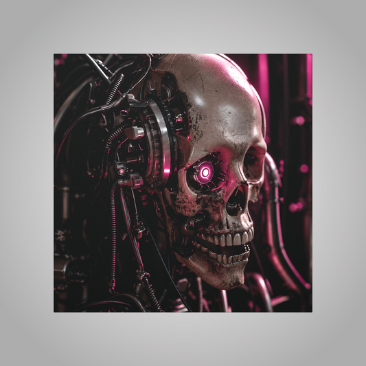 Necrotech Matte Canvas Print