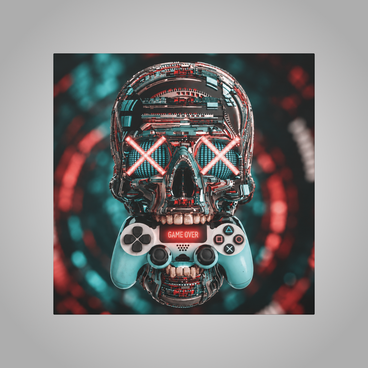 Game Over Matte Canvas Print
