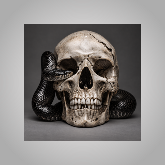 Serpent's Kiss Matte Canvas Print