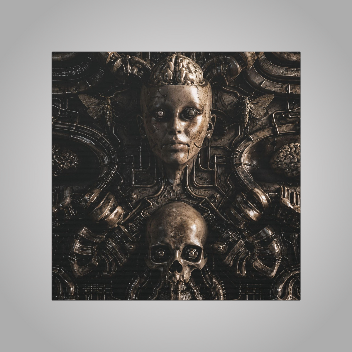 Death Circuit Matte Canvas Print