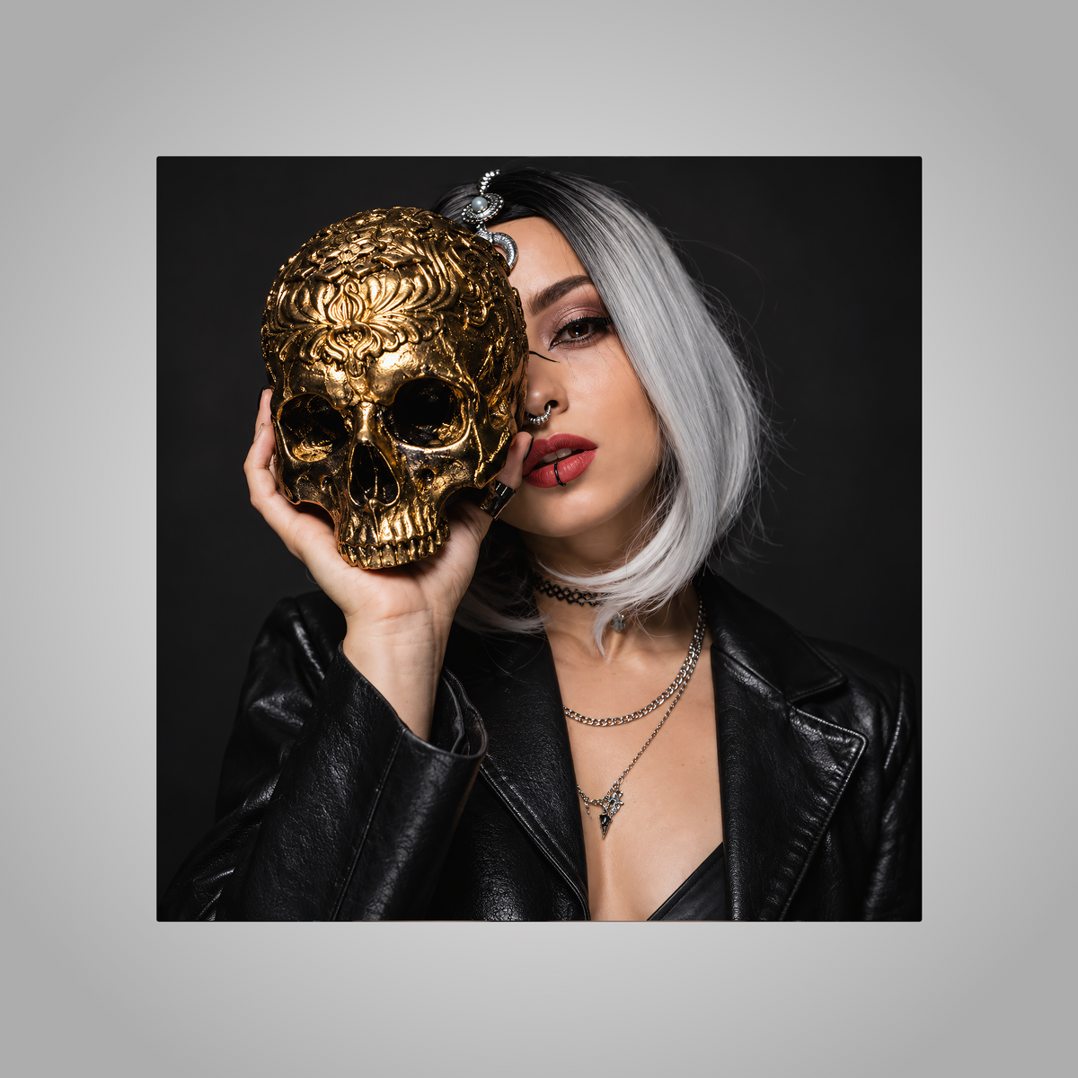 Memento Mori Matte Canvas Print